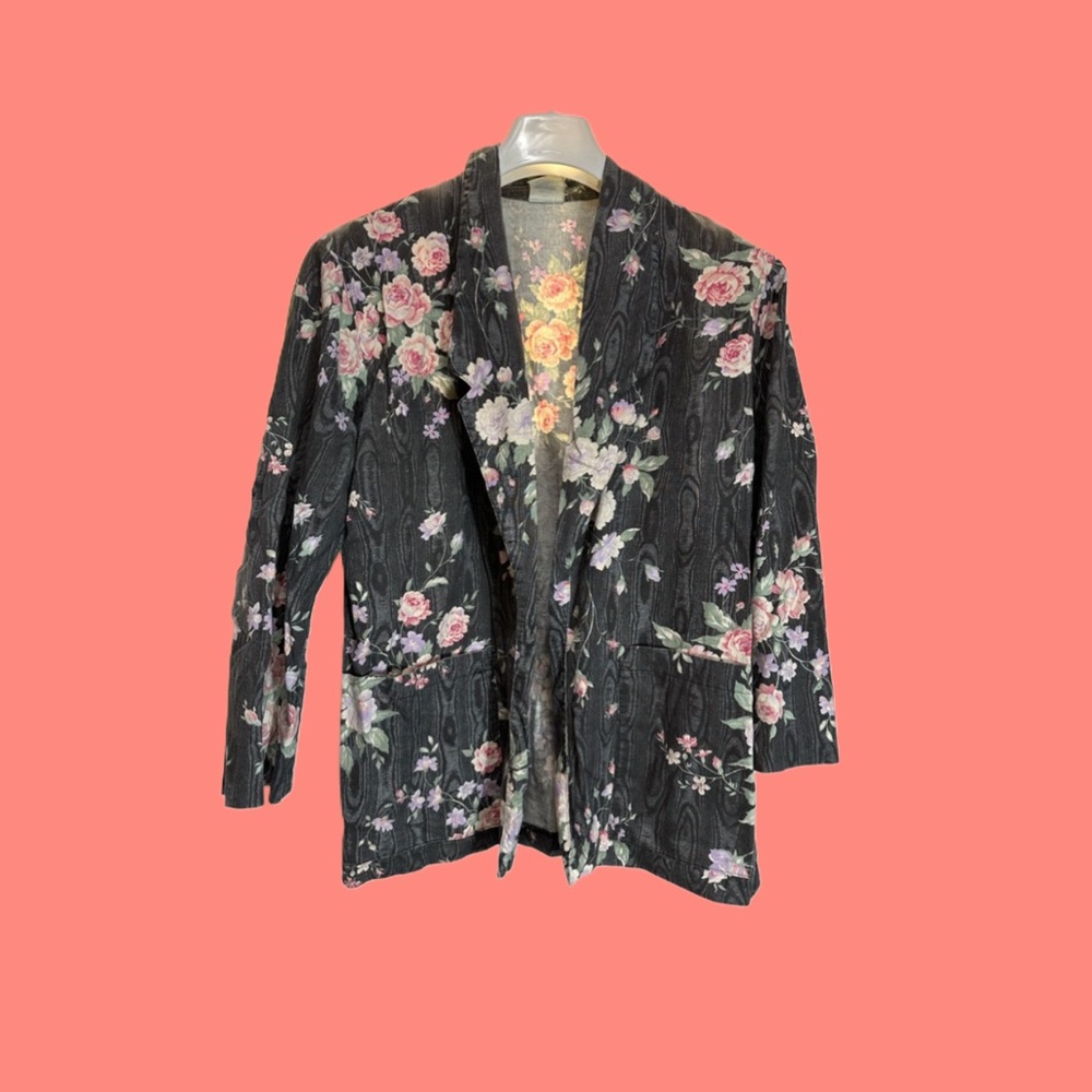Sweet vintage 80’s cotton blazer medium Mr Remo of California
